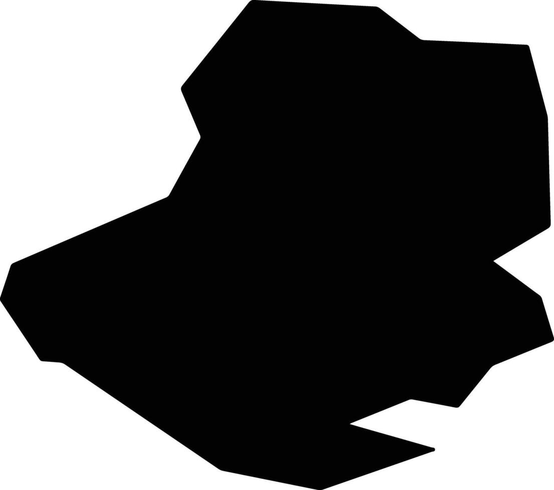 Ereymengauskiy Kazakhstan silhouette map vector