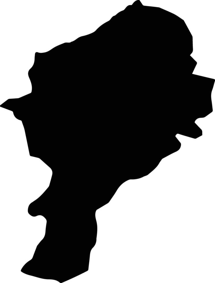 Erfelek Turkey silhouette map vector