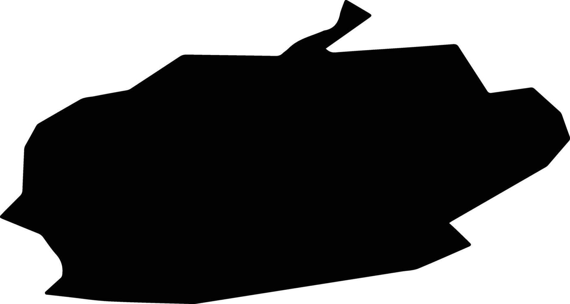 Erlach Switzerland silhouette map vector