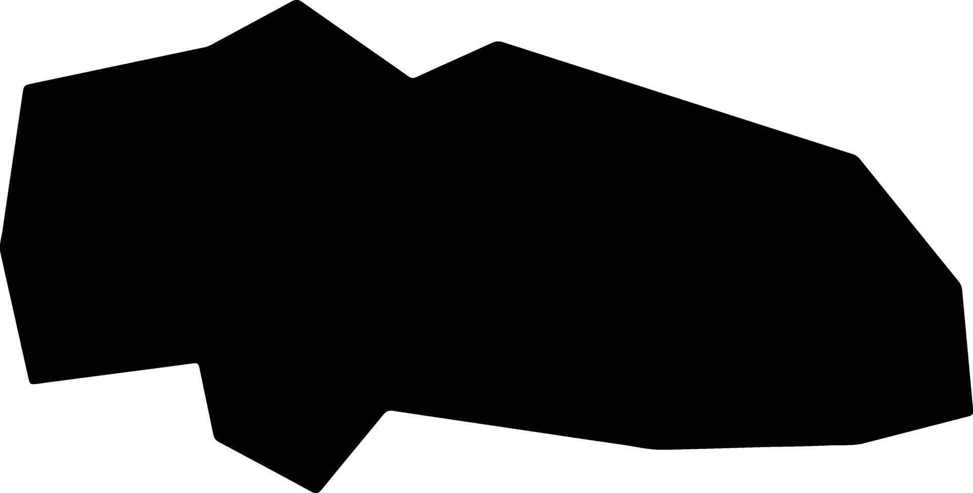 Erval Velho Brazil silhouette map vector