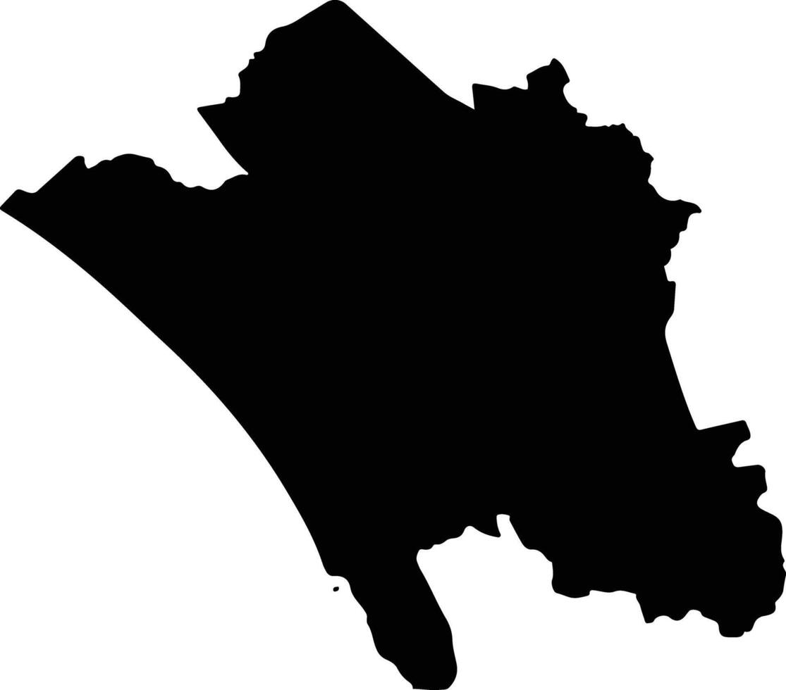 Escuinapa Mexico silhouette map vector