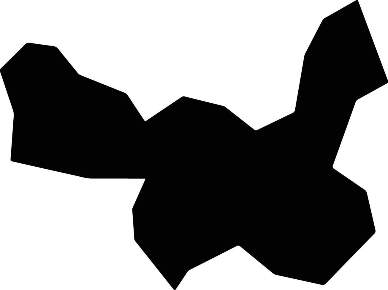 Espera Feliz Brazil silhouette map vector