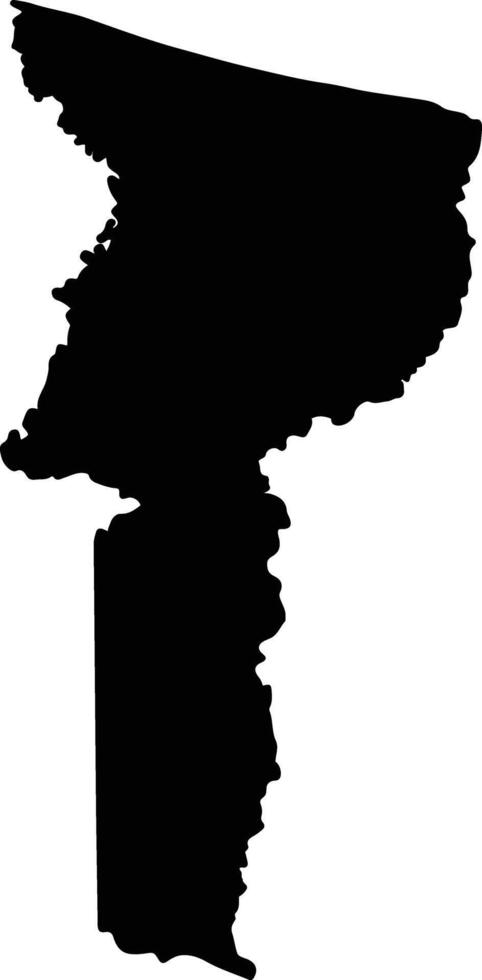Esparta Honduras silhouette map vector