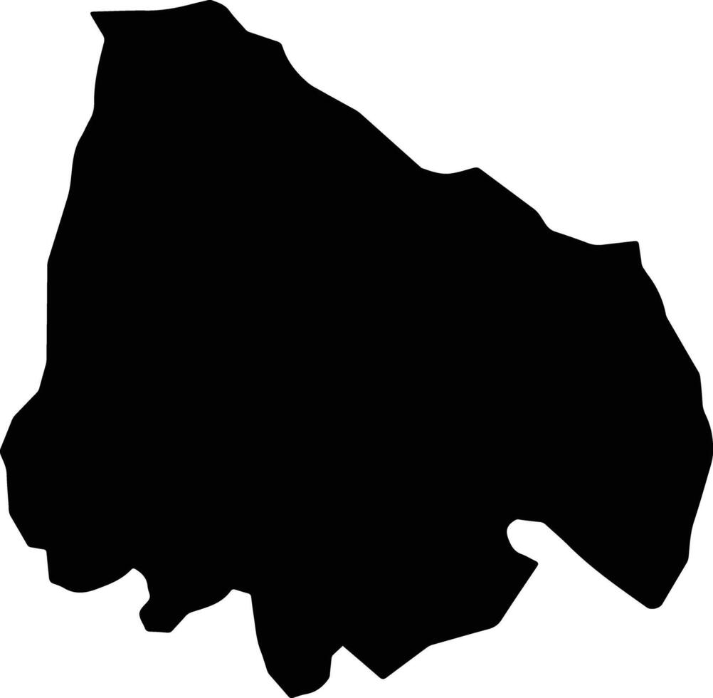 Esperanza Dominican Republic silhouette map vector