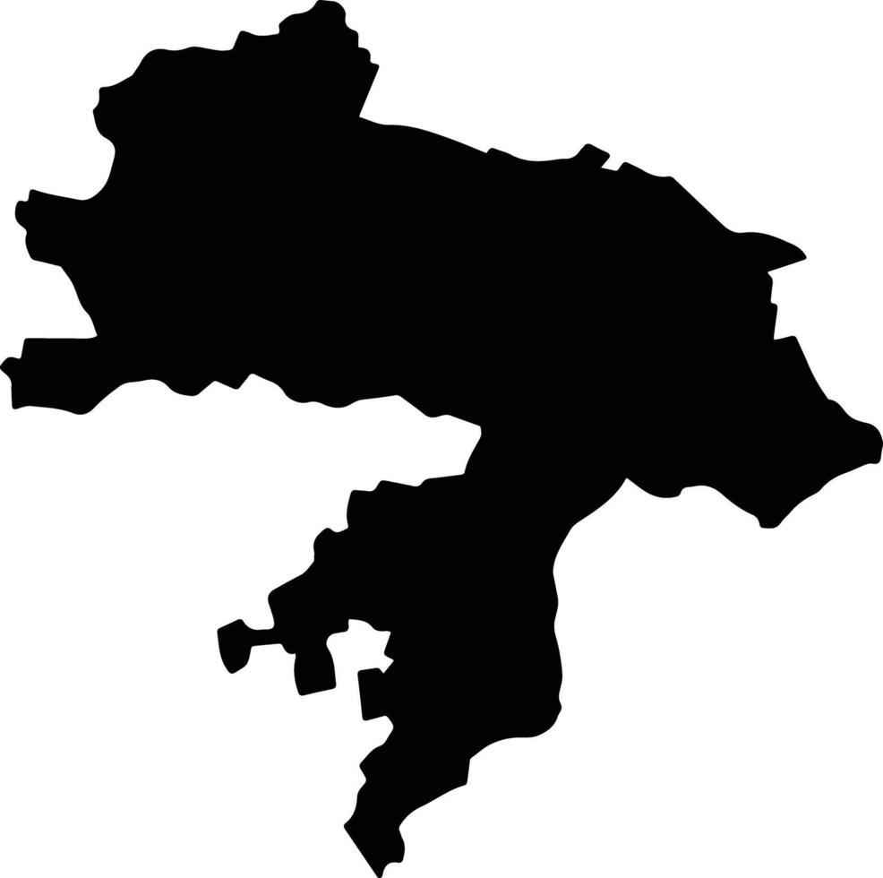 Espinal Mexico silhouette map vector
