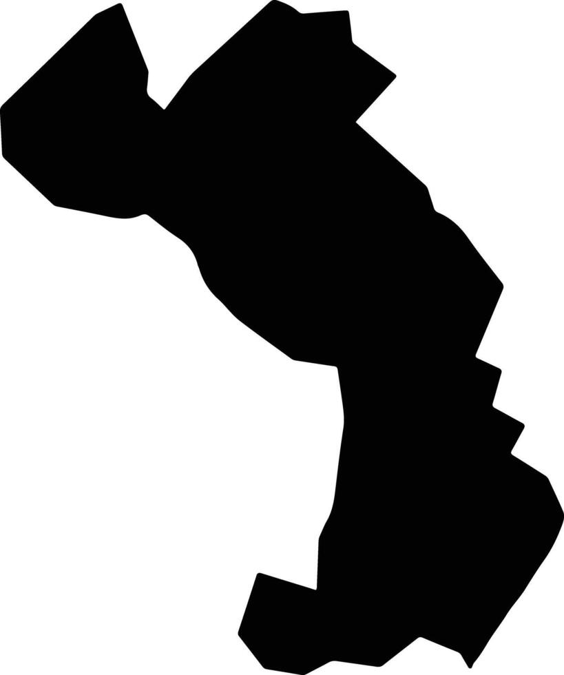 Esplanada Brazil silhouette map vector