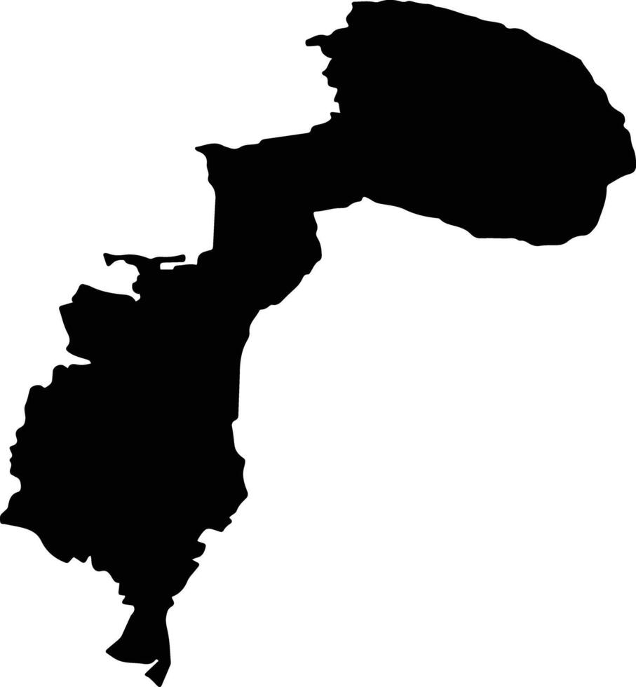 ESTELNIC Romania silhouette map vector