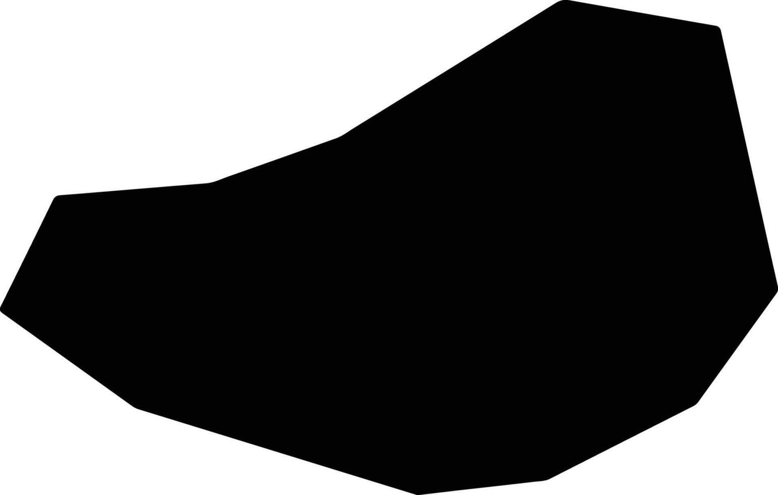 Etropole Bulgaria silhouette map vector