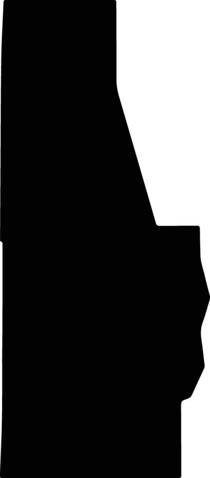 Eureka United States silhouette map vector
