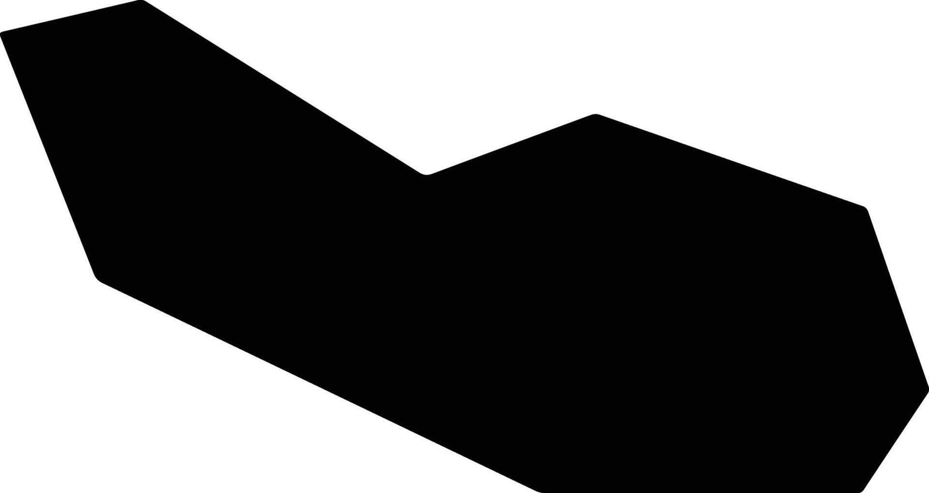 Evretou Cyprus silhouette map vector
