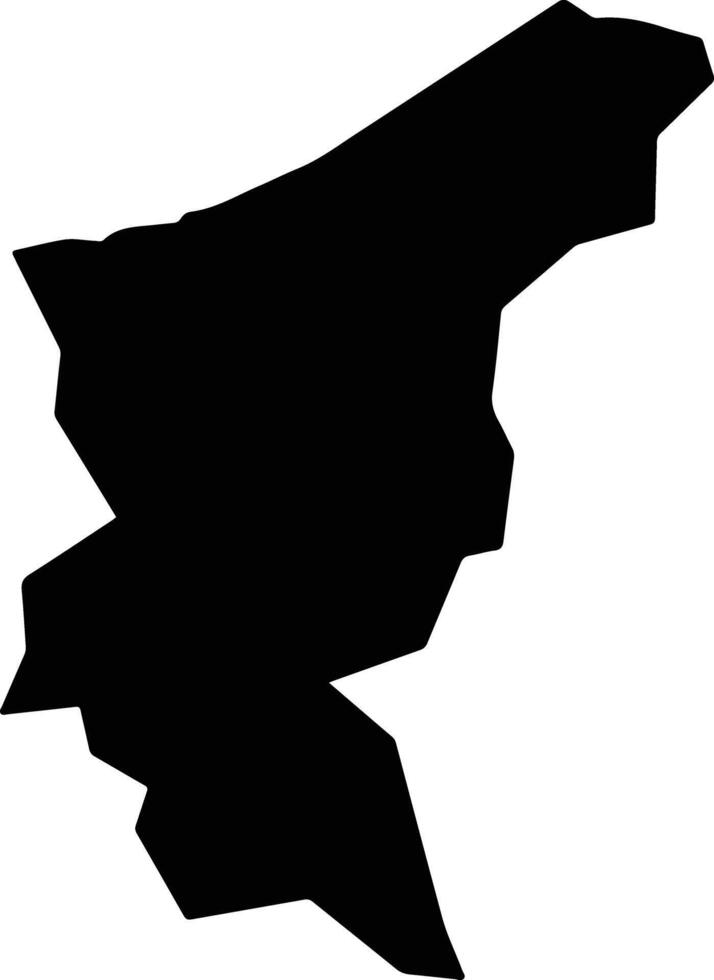 Eynesil Turkey silhouette map vector