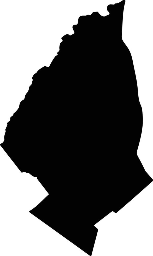 Ezeiza Argentina silhouette map vector