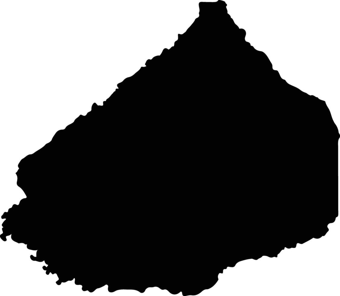 Ezequiel Zamora Venezuela silhouette map vector