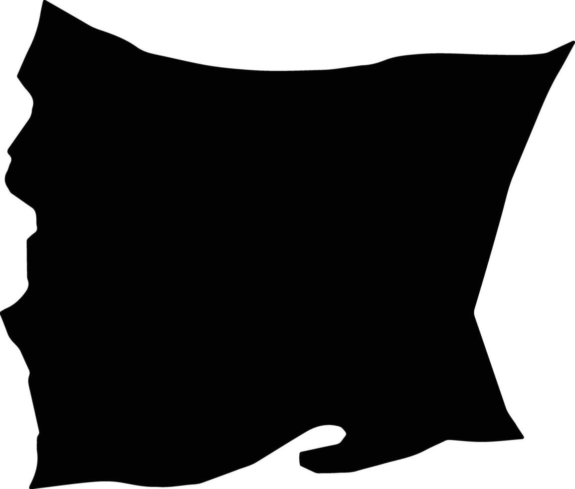 Ezine Turkey silhouette map vector