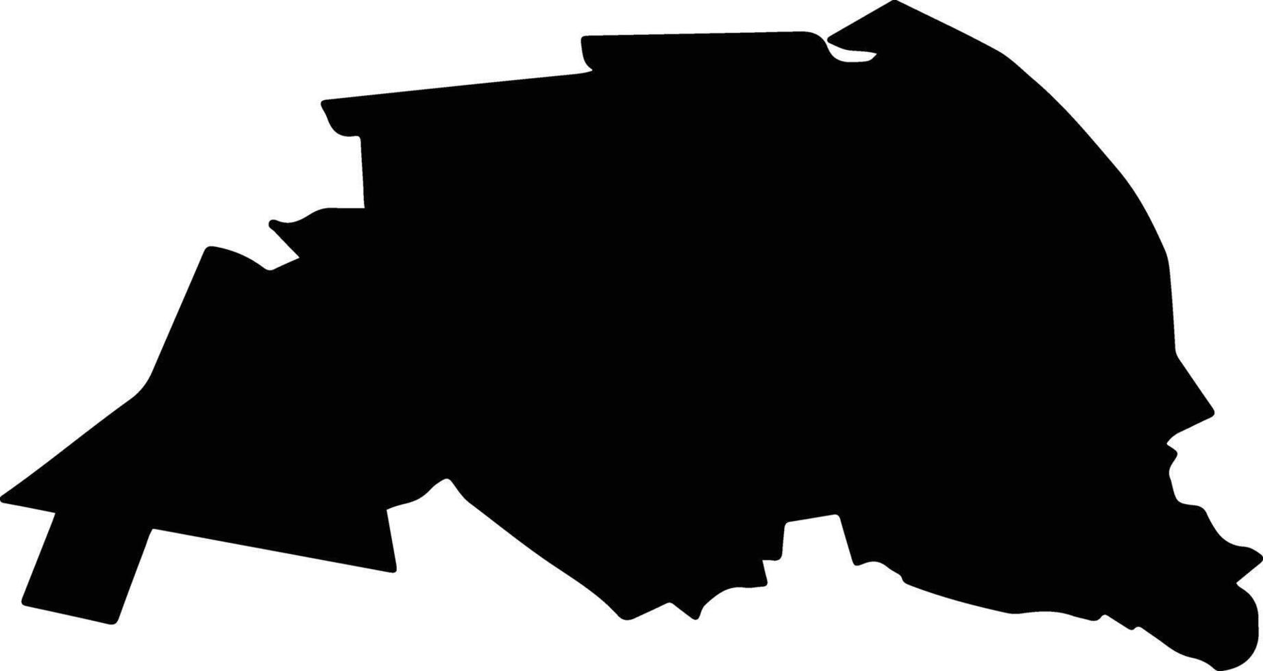 FALCOIU Romania silhouette map vector