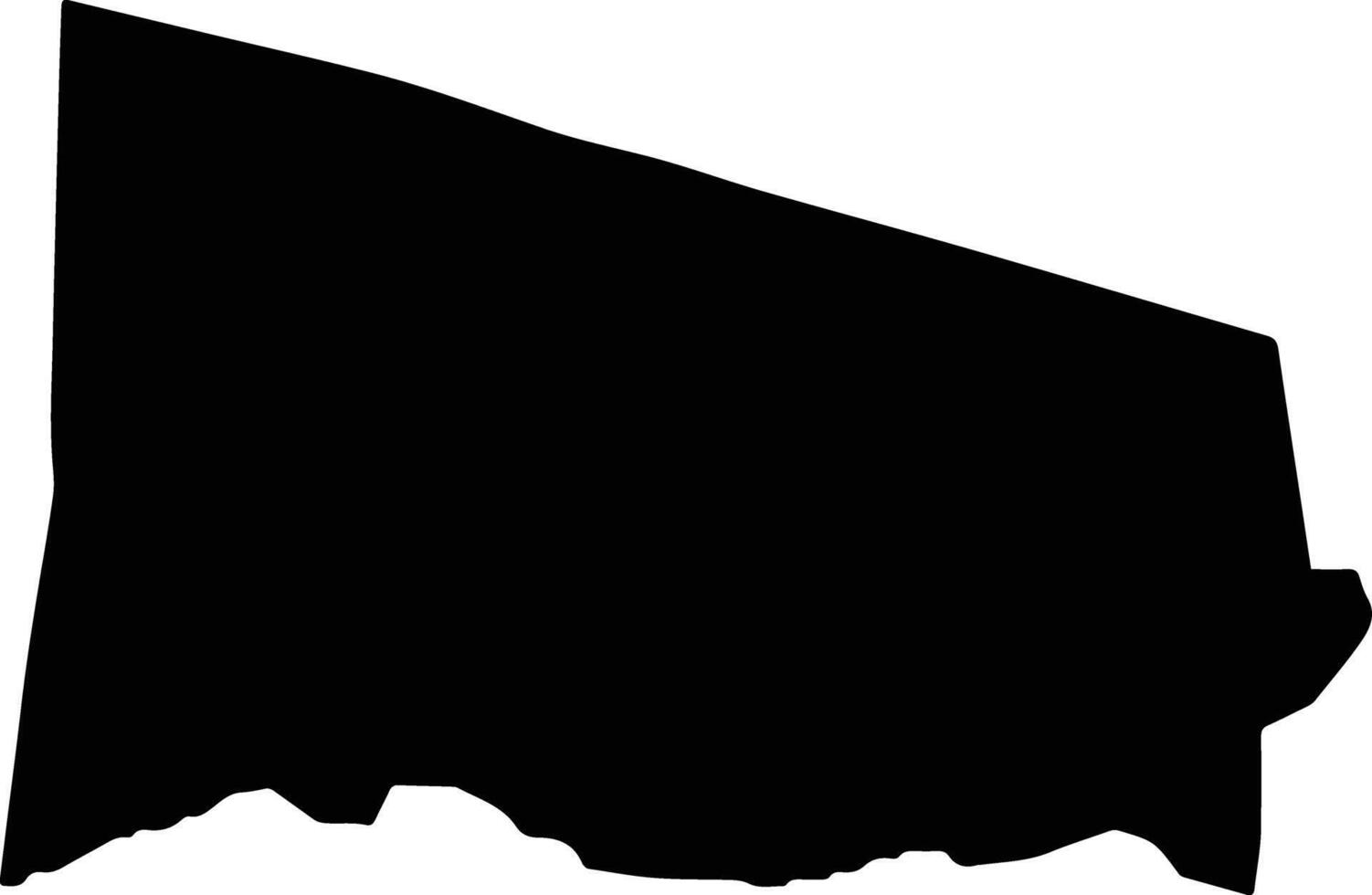 Falealili Samoa silhouette map vector