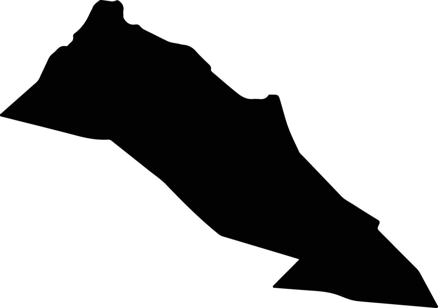 Falealupo Samoa silhouette map vector