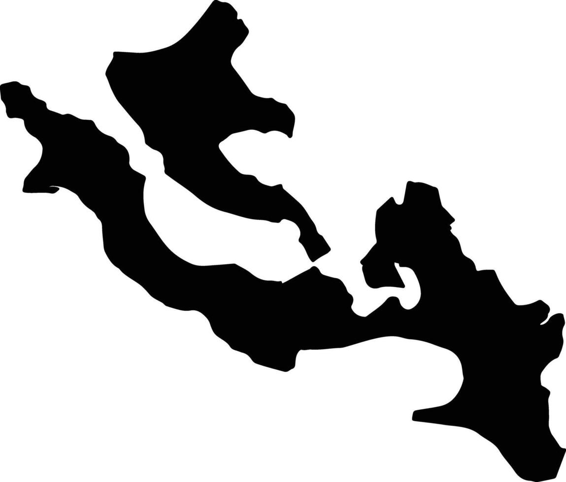 Farasan Saudi Arabia silhouette map vector