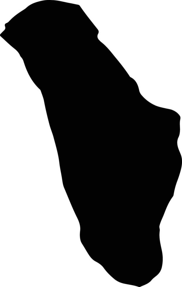 Farashband Iran silhouette map vector
