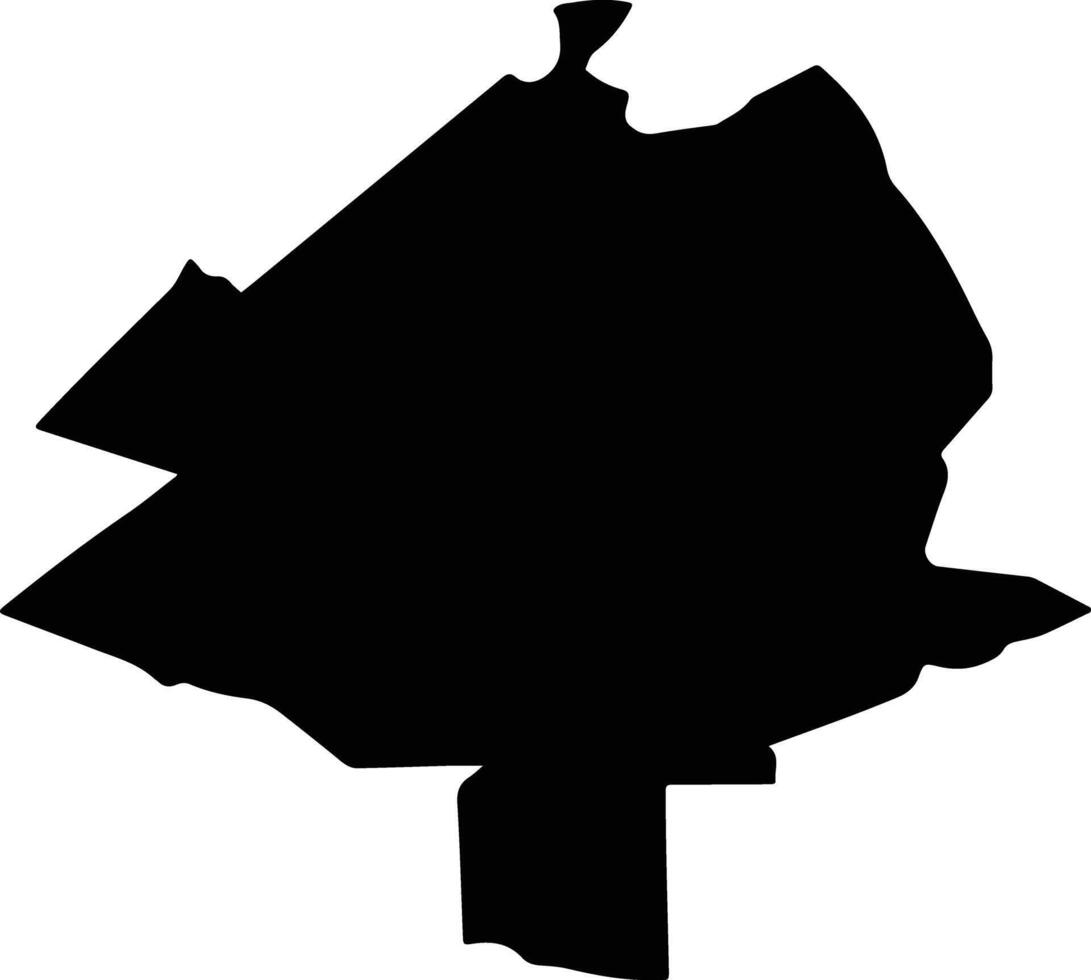 FARCASELE Romania silhouette map vector
