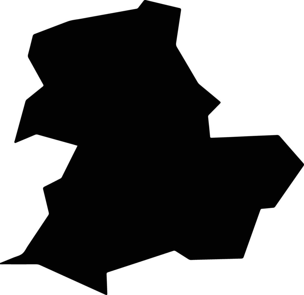 Farias Brito Brazil silhouette map vector