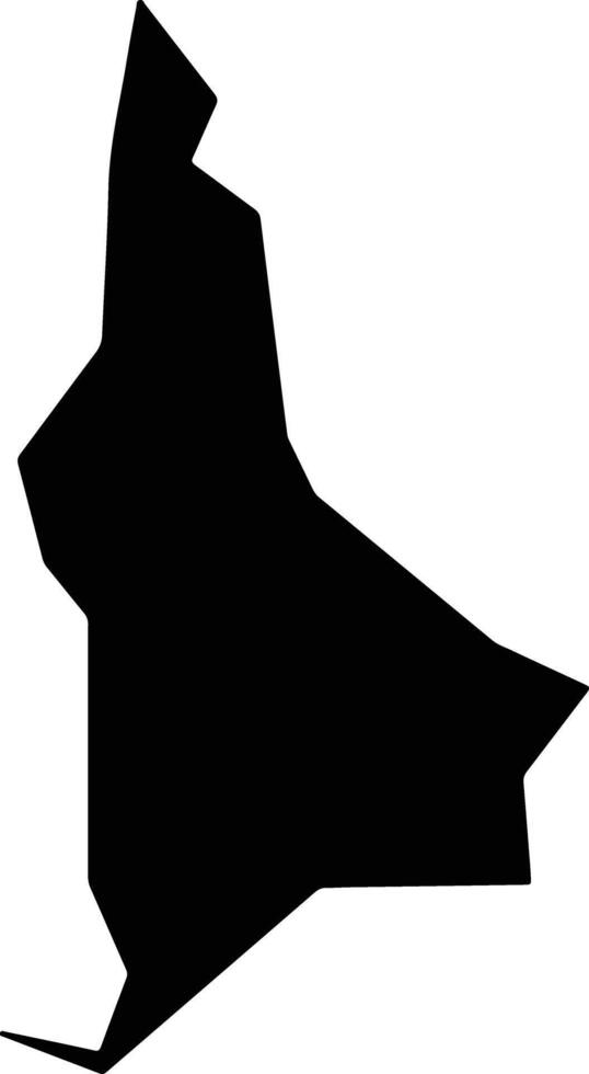 Farmakas Cyprus silhouette map vector