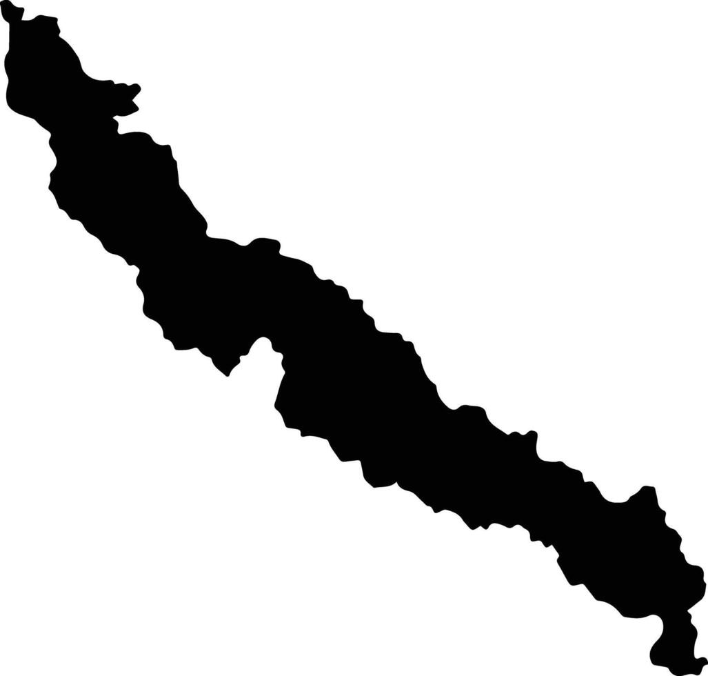 Faro Brazil silhouette map vector