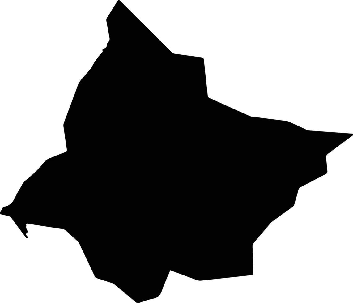 Faro et Deo Cameroon silhouette map vector