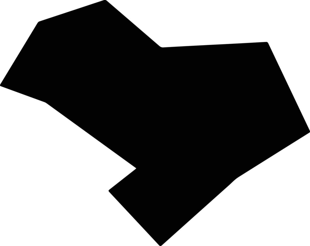 Fasoula Pafou Cyprus silhouette map vector