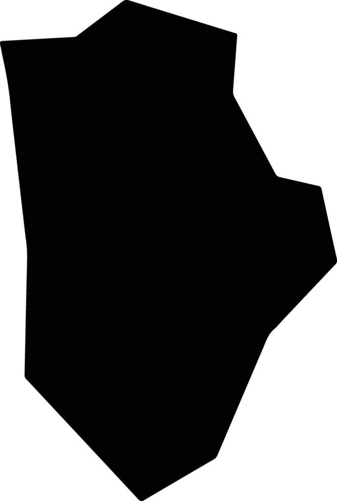 Fasoula Lemesou Cyprus silhouette map vector