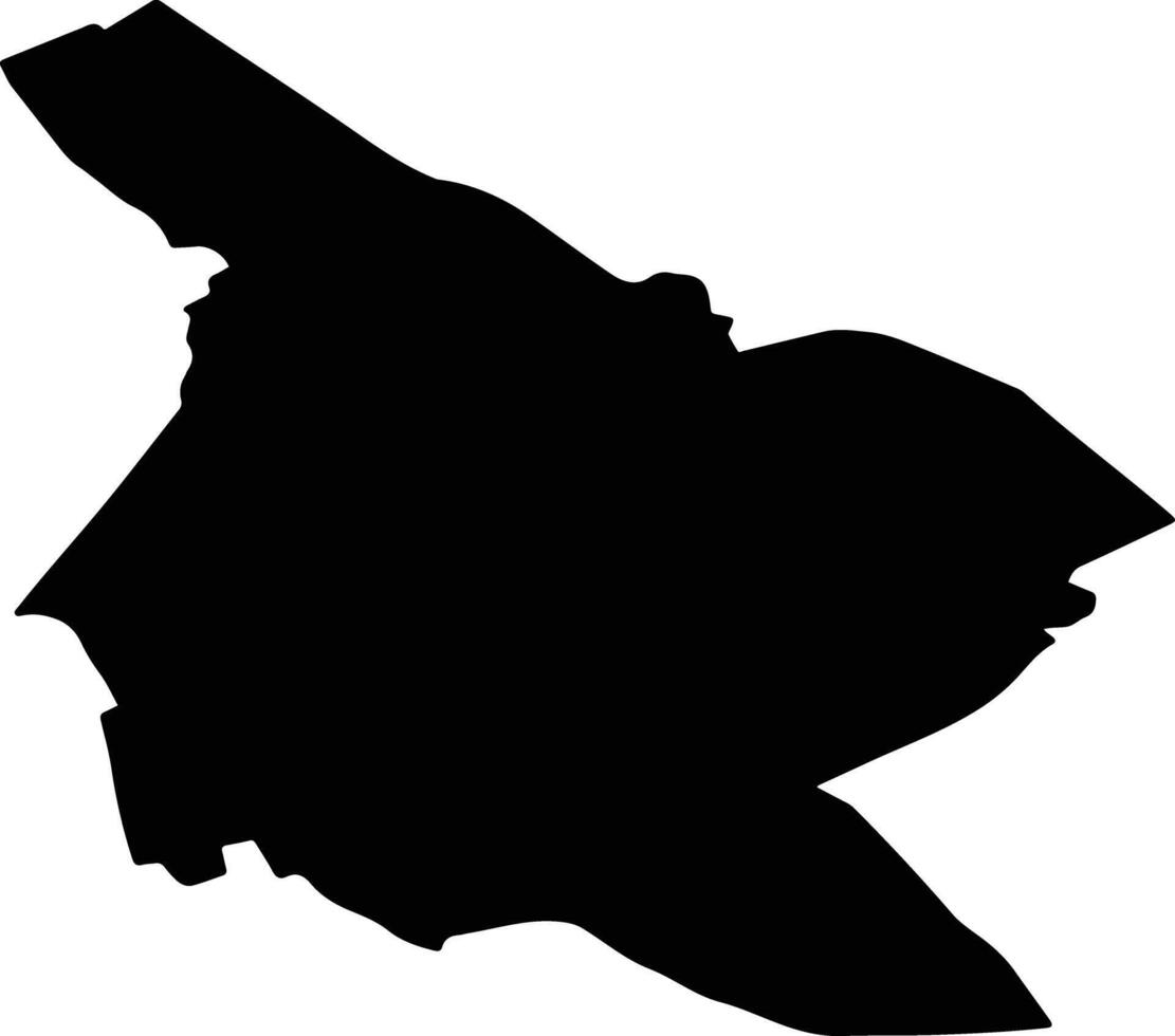 FAUREI Romania silhouette map vector