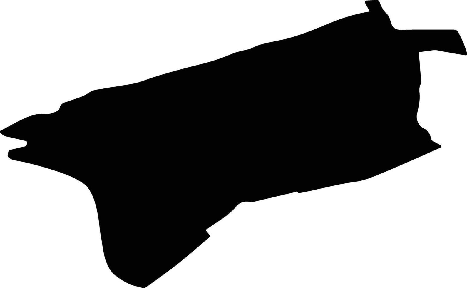 FAURESTI Romania silhouette map vector