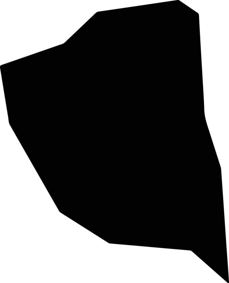 Fazenda Rio Grande Brazil silhouette map vector
