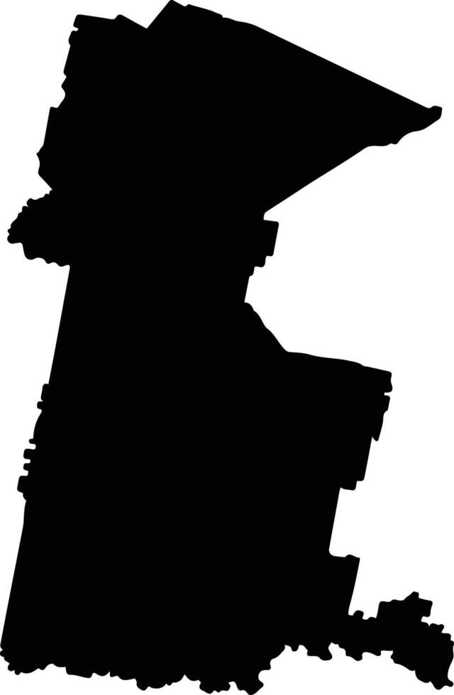 Federation Australia silhouette map vector