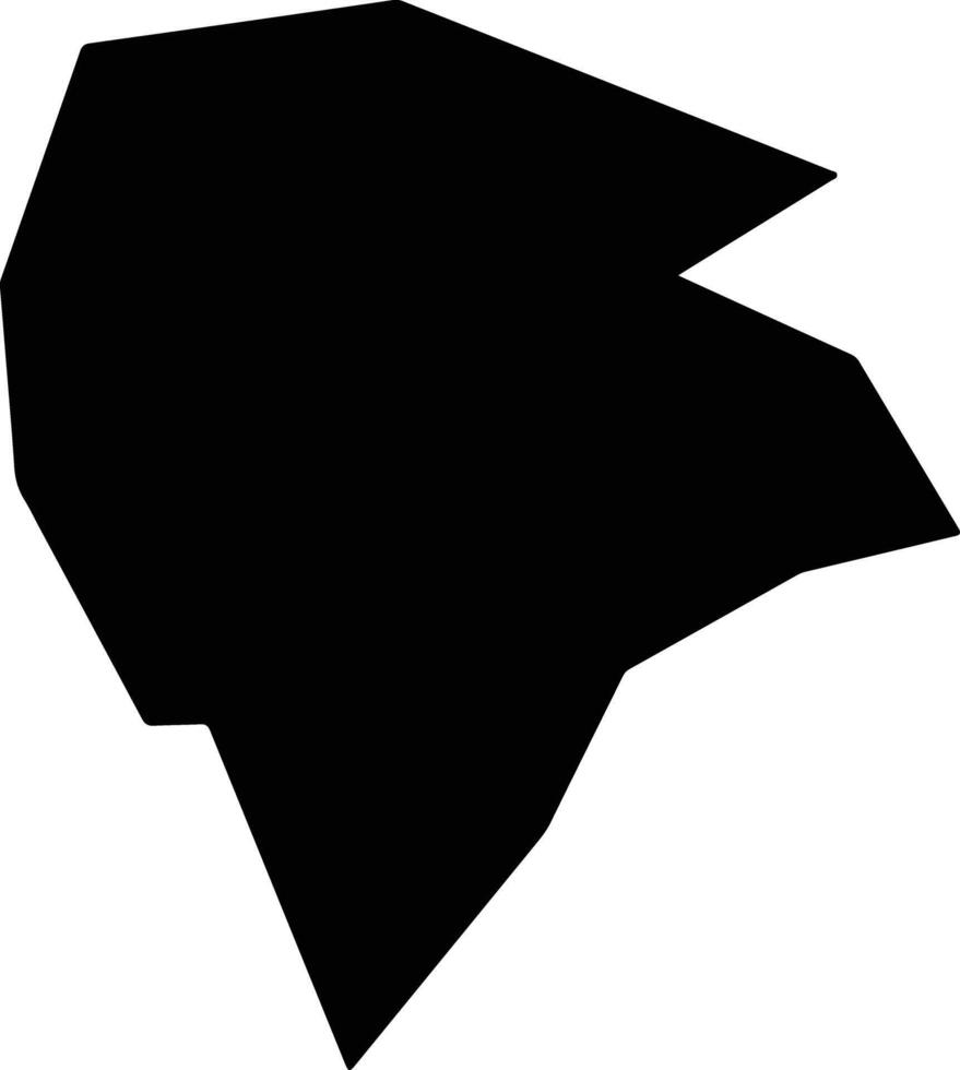 Feira Nova Brazil silhouette map vector
