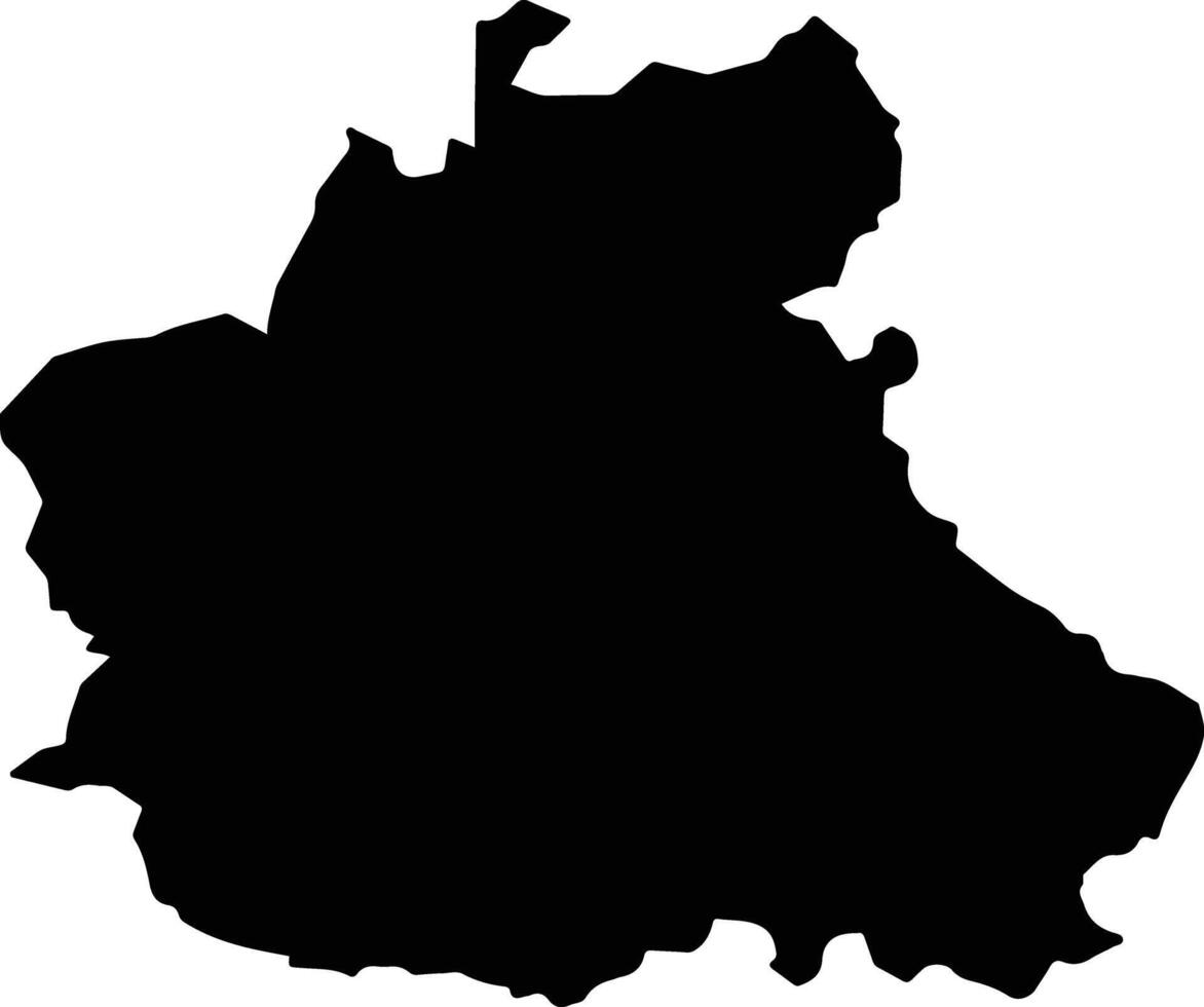 Feke Turkey silhouette map vector