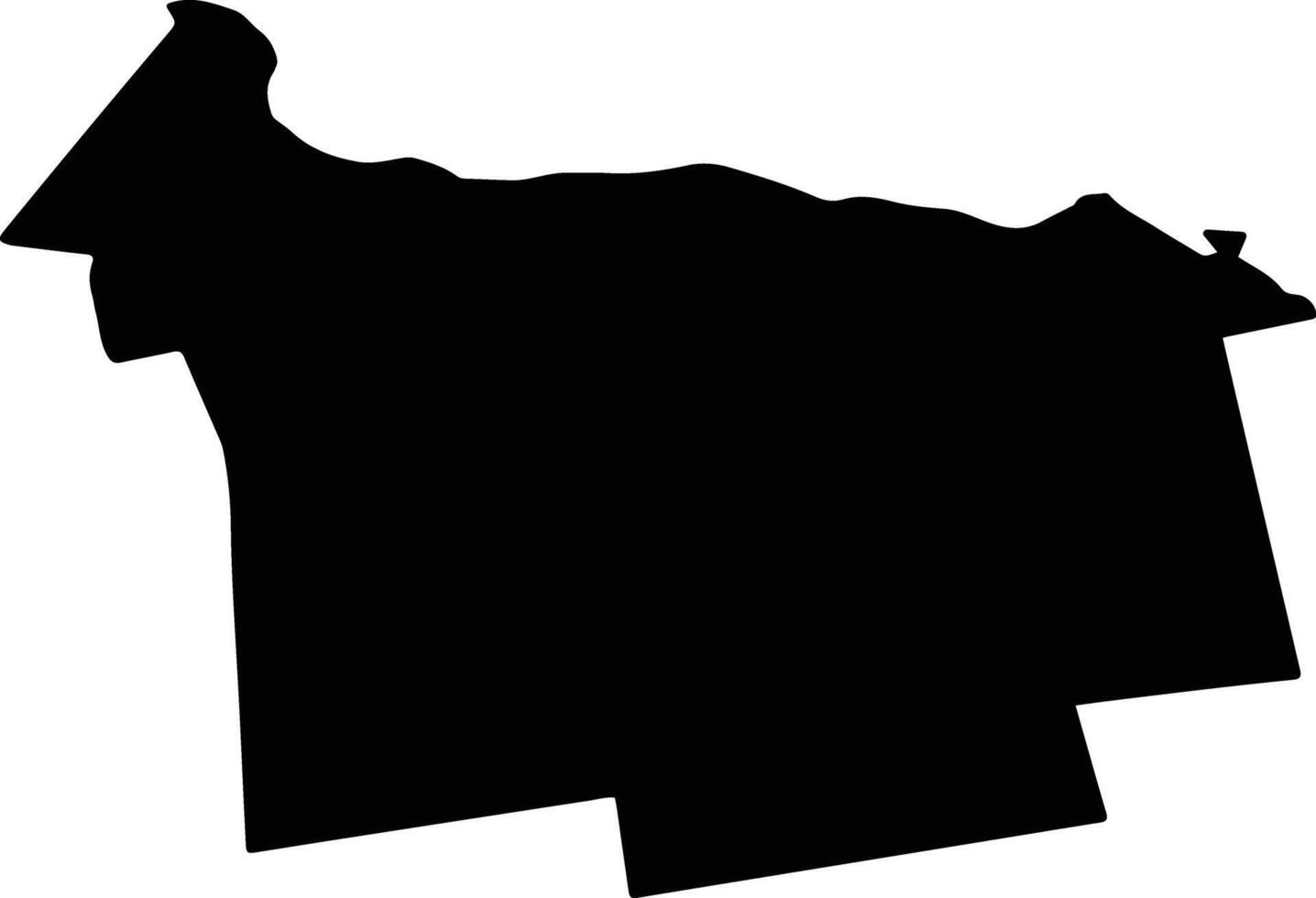 FELNAC Romania silhouette map vector