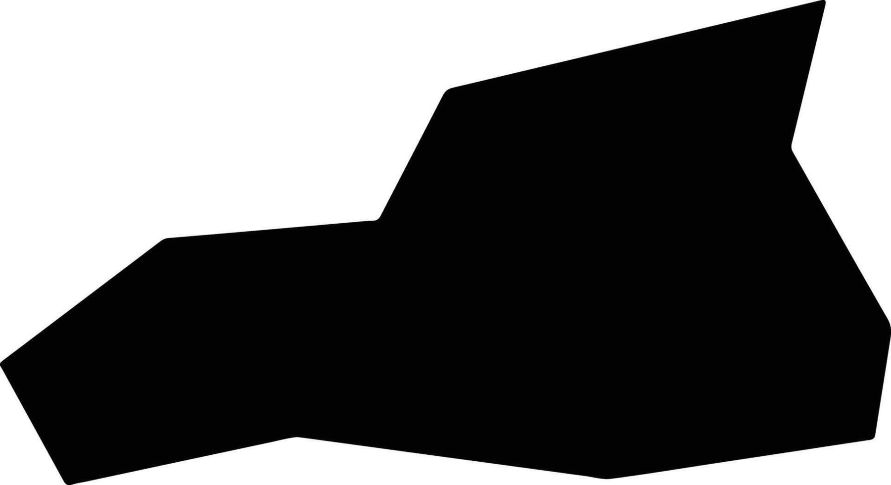 Fengyangxian China silhouette map vector