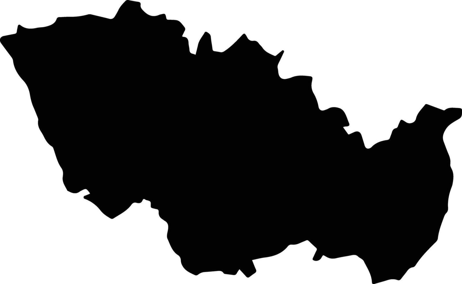 Feshi Democratic Republic silhouette map vector