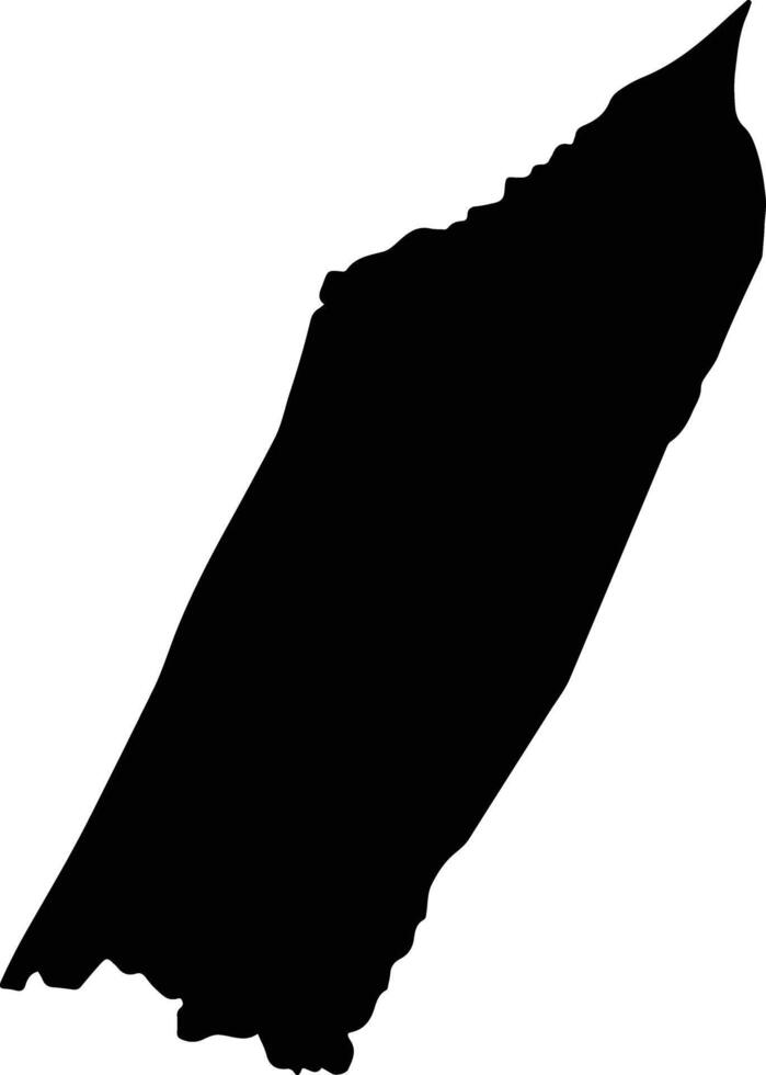 Feuang Laos silhouette map vector