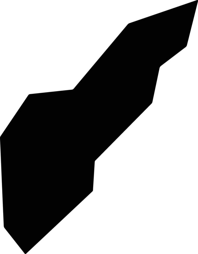 Fikardou Cyprus silhouette map vector