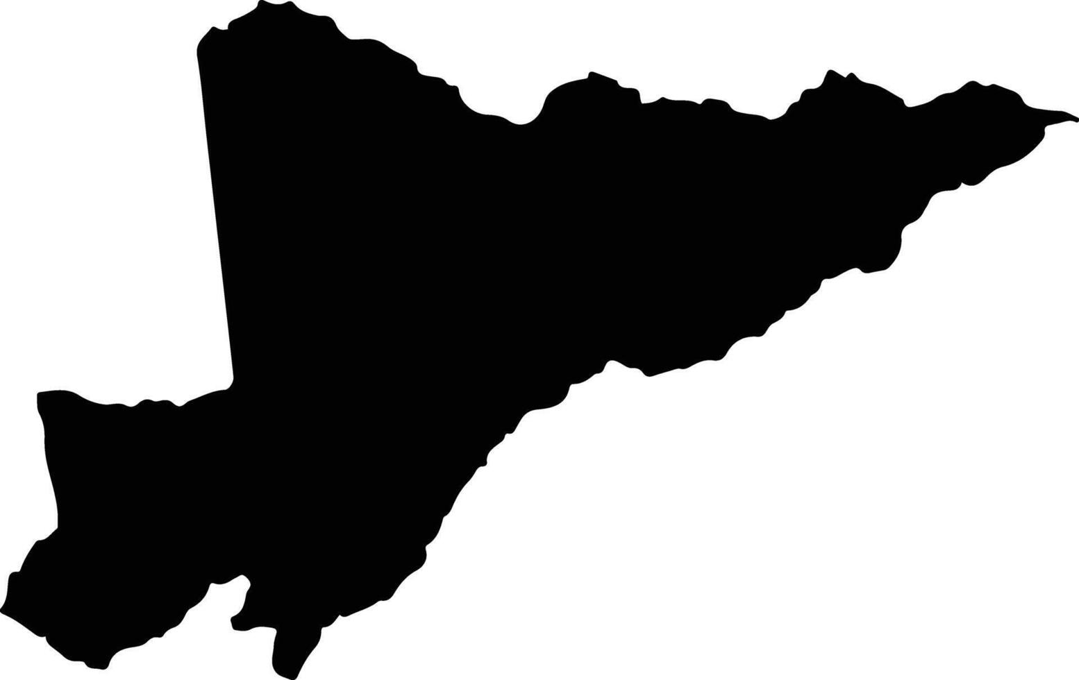 Filandia Colombia silhouette map vector