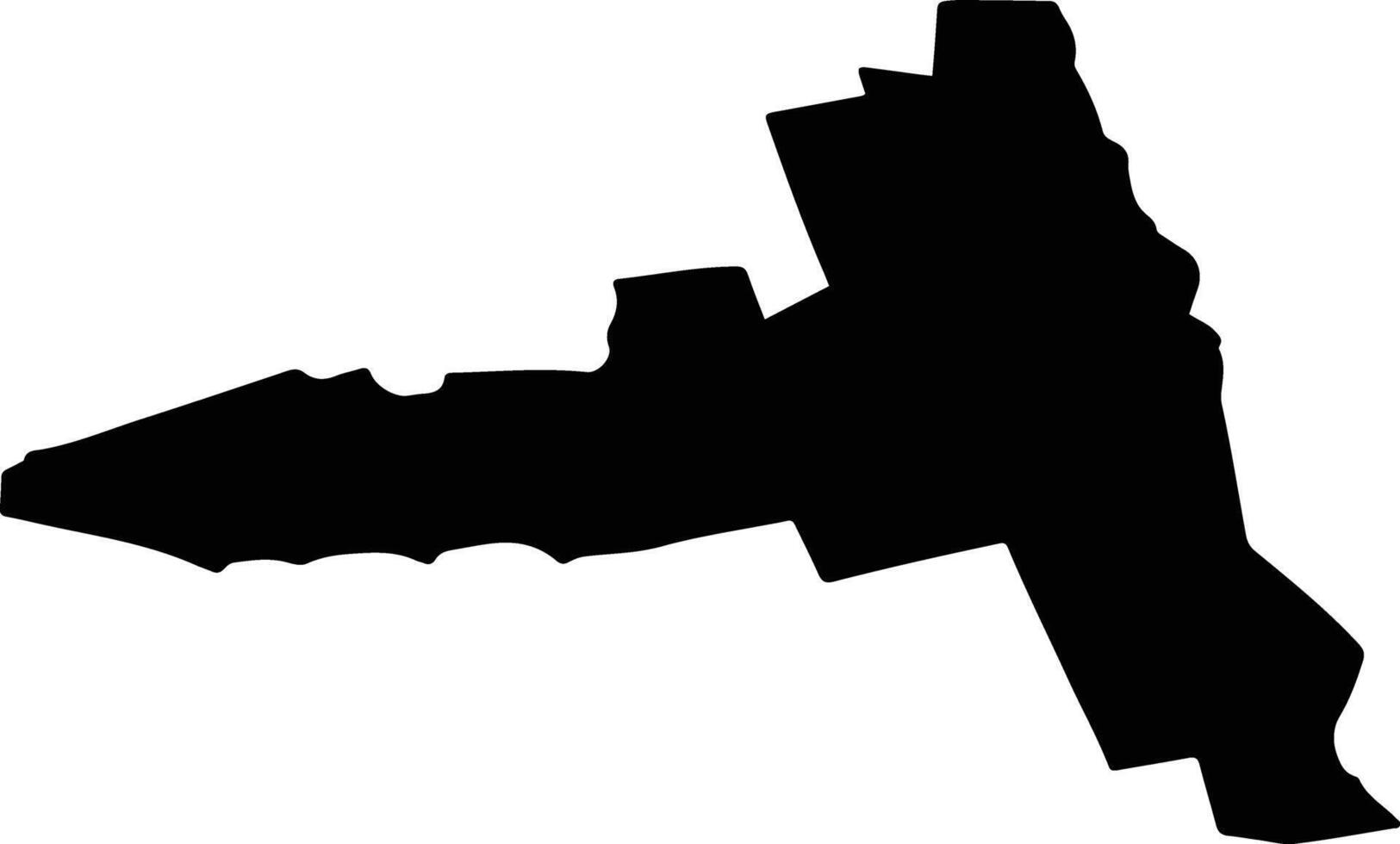 FILIPESTII DE TARG Romania silhouette map vector
