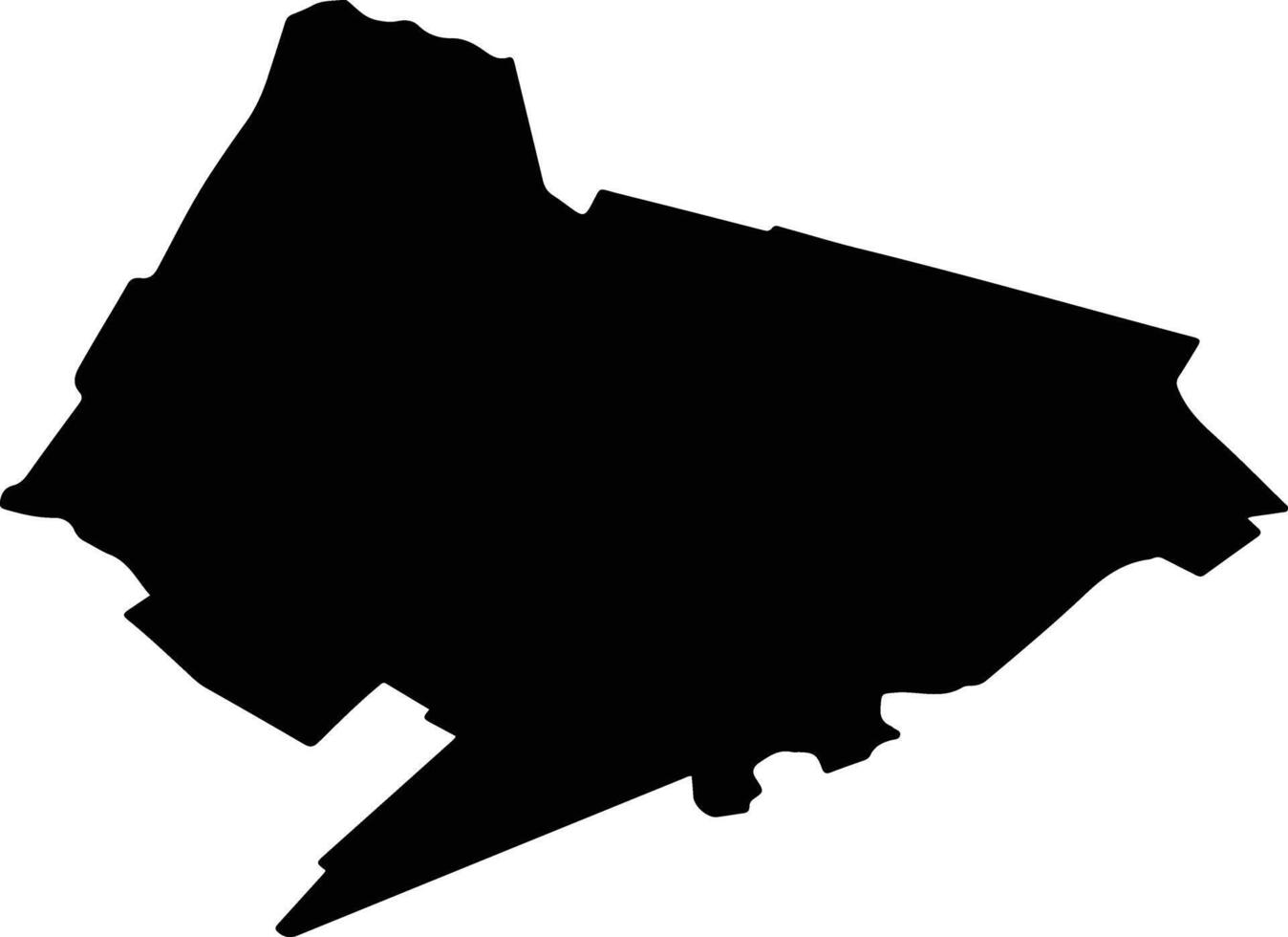 FINTA Romania silhouette map vector
