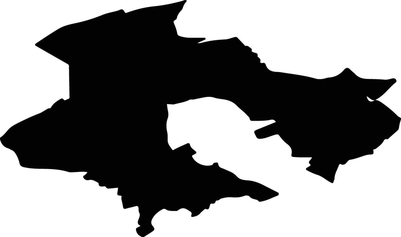 Flaxweiler Luxembourg silhouette map vector