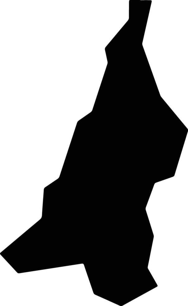 Floreal Brazil silhouette map vector