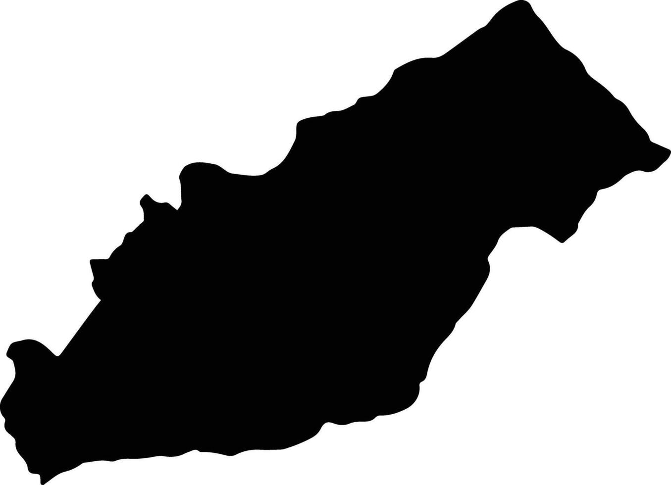 Florencia Colombia silhouette map vector