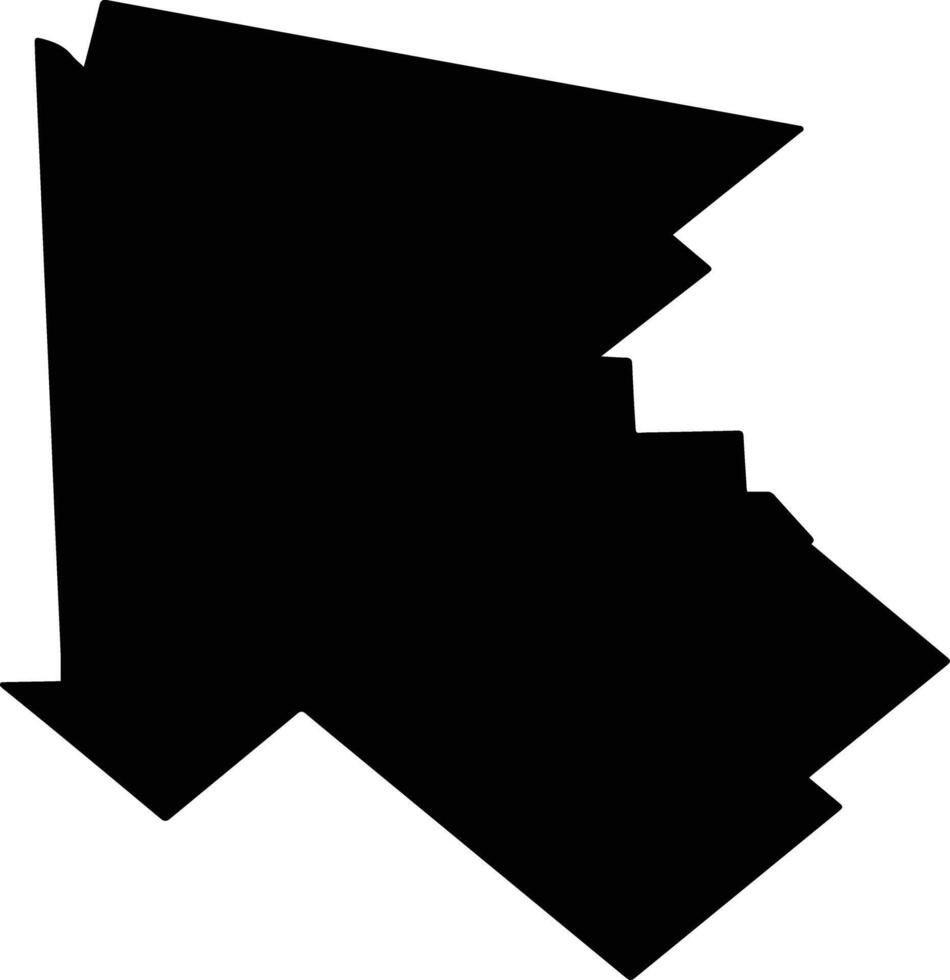 Florentino Ameghino Argentina silhouette map vector