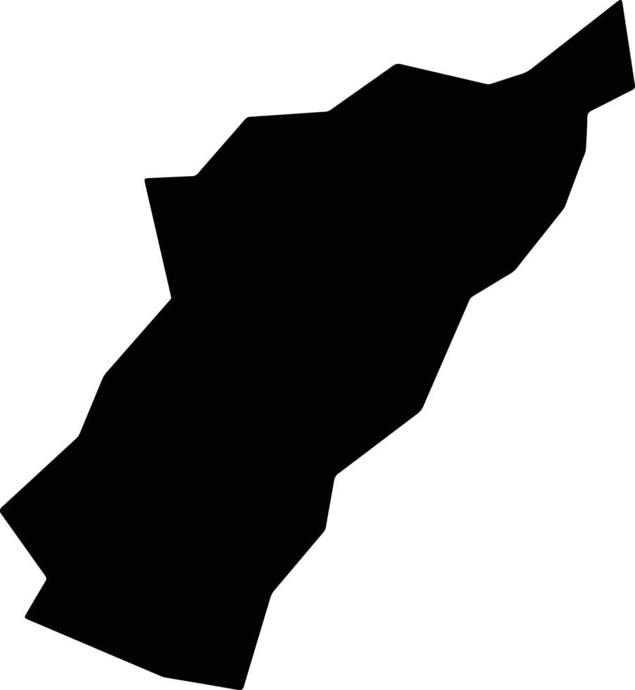 Flores Costa Cuca Guatemala silhouette map vector