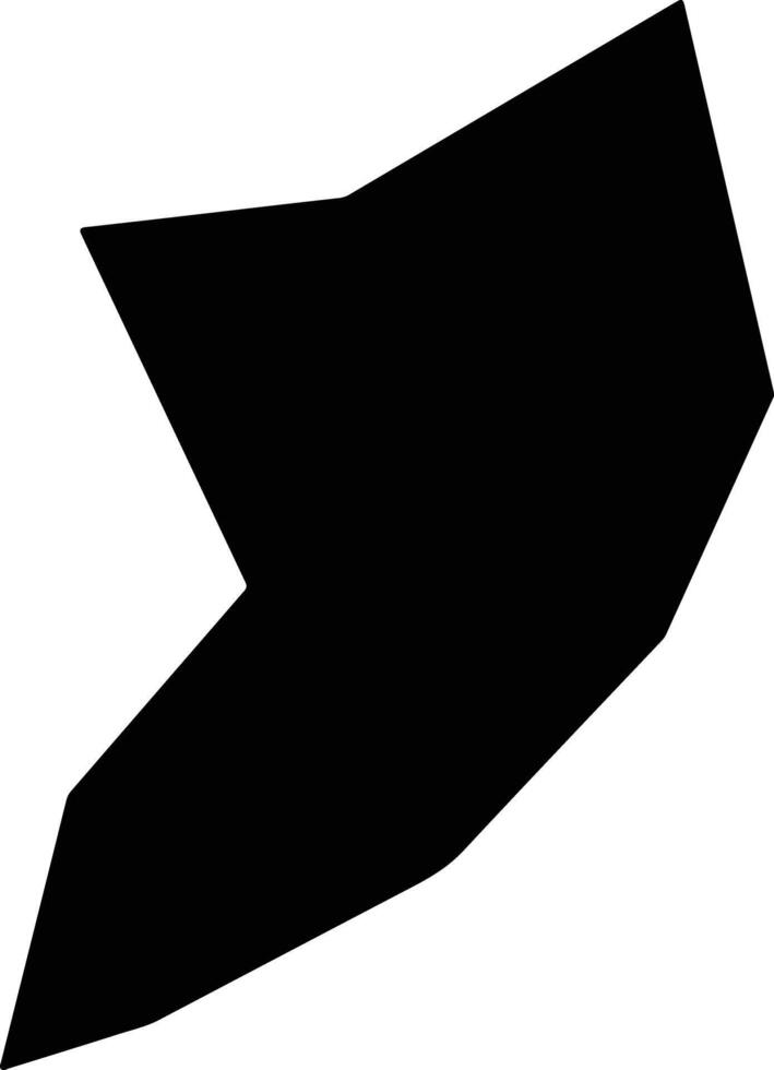 Foinikas Cyprus silhouette map vector